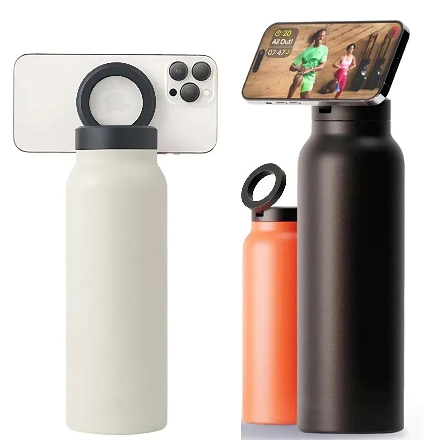 Thermo-Smartbottle mit MagSave Handyhalter